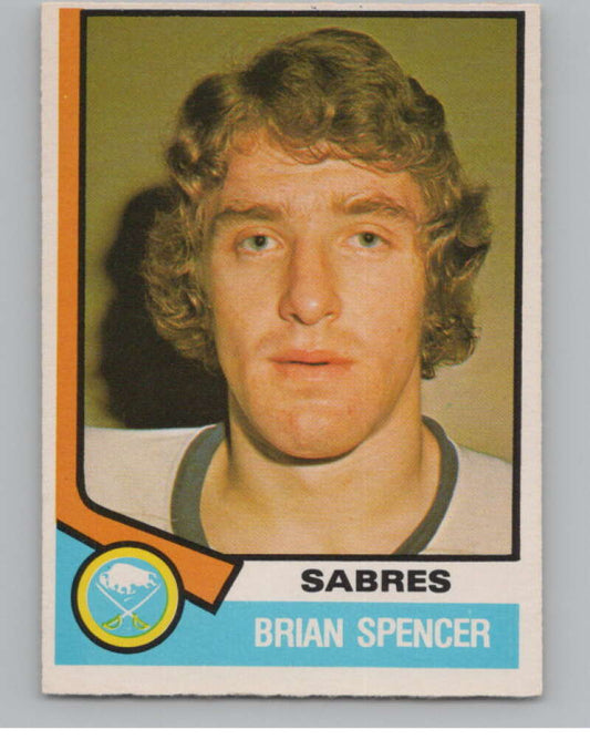 1974-75 O-Pee-Chee #328 Brian Spencer  Buffalo Sabres  V103814 Image 1