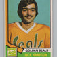 1974-75 O-Pee-Chee #329 Rick Hampton  RC Rookie Golden Seals  V103817 Image 1