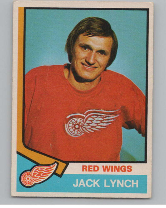 1974-75 O-Pee-Chee #331 Jack Lynch  Detroit Red Wings  V103819 Image 1