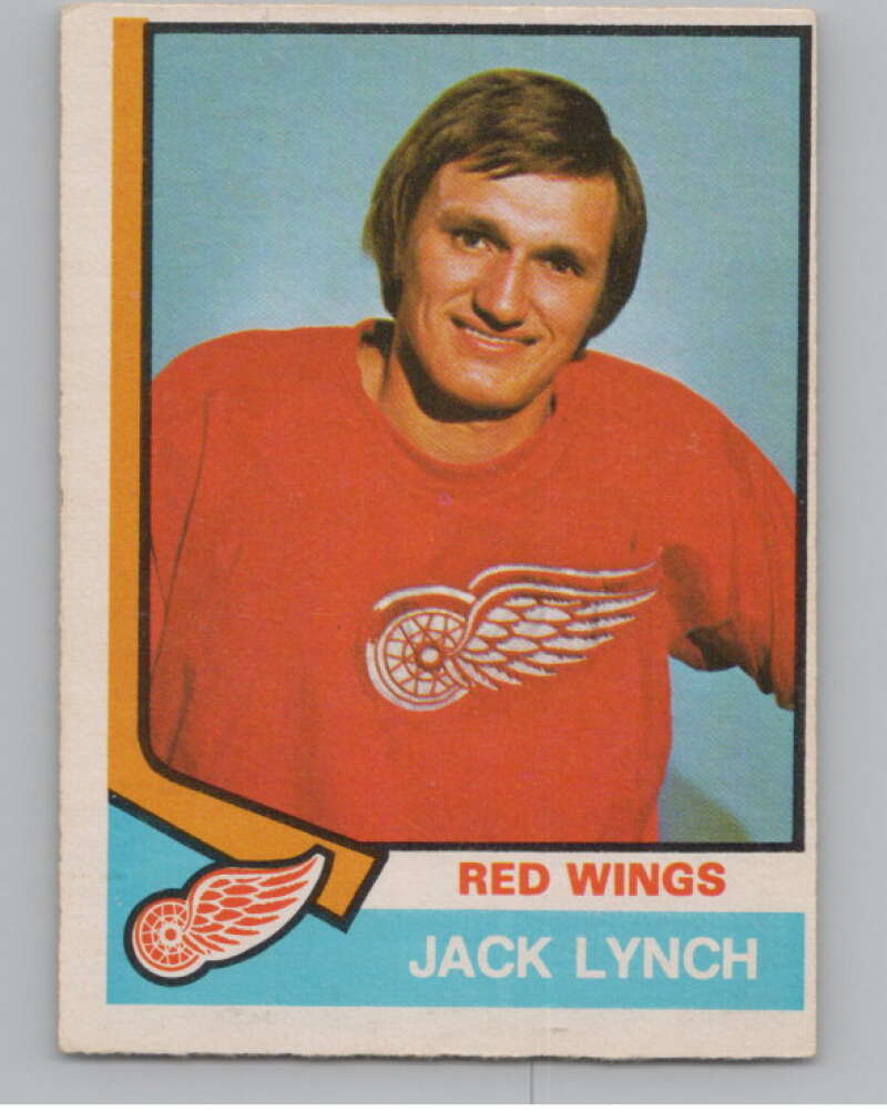 1974-75 O-Pee-Chee #331 Jack Lynch  Detroit Red Wings  V103820 Image 1