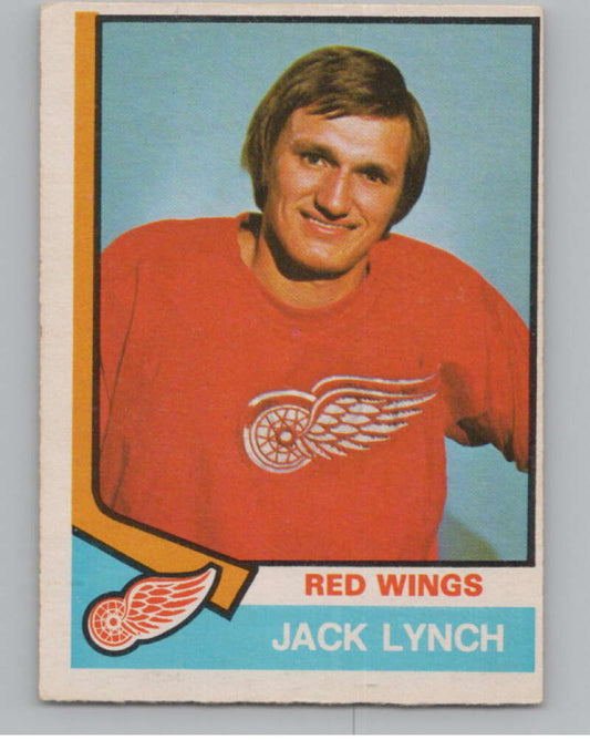 1974-75 O-Pee-Chee #331 Jack Lynch  Detroit Red Wings  V103820 Image 1