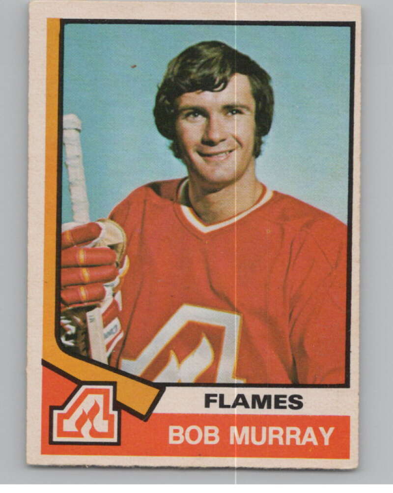 1974-75 O-Pee-Chee #336 Bob Murray  RC Rookie Atlanta Flames  V103827 Image 1