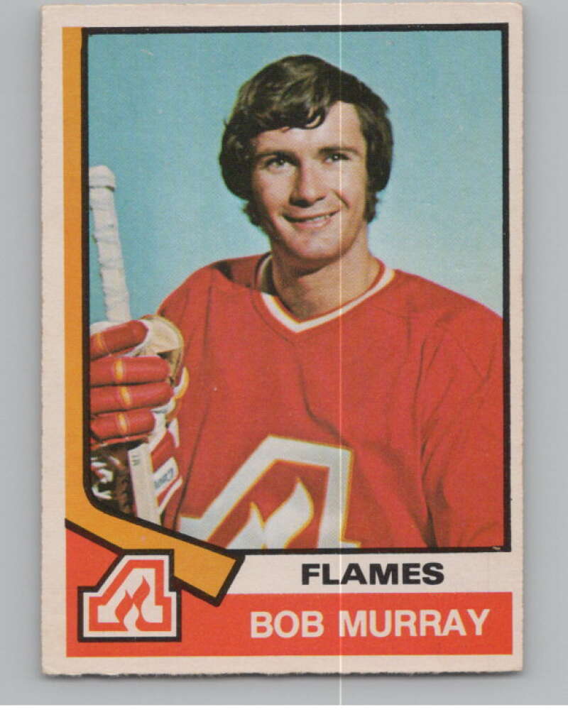 1974-75 O-Pee-Chee #336 Bob Murray  RC Rookie Atlanta Flames  V103828 Image 1