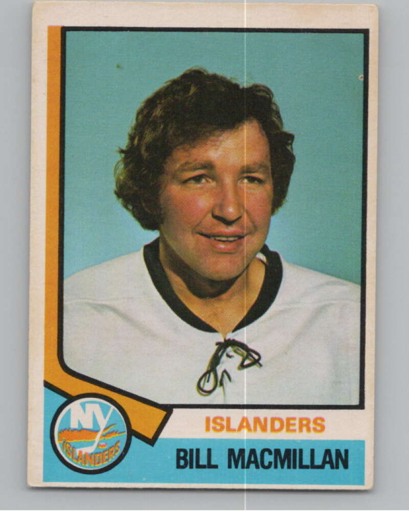 1974-75 O-Pee-Chee #339 Bill MacMillan  New York Islanders  V103830 Image 1