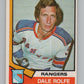 1974-75 O-Pee-Chee #341 Dale Rolfe  New York Rangers  V103833 Image 1