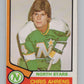 1974-75 O-Pee-Chee #346 Chris Ahrens  RC Rookie Minnesota Stars  V103838 Image 1