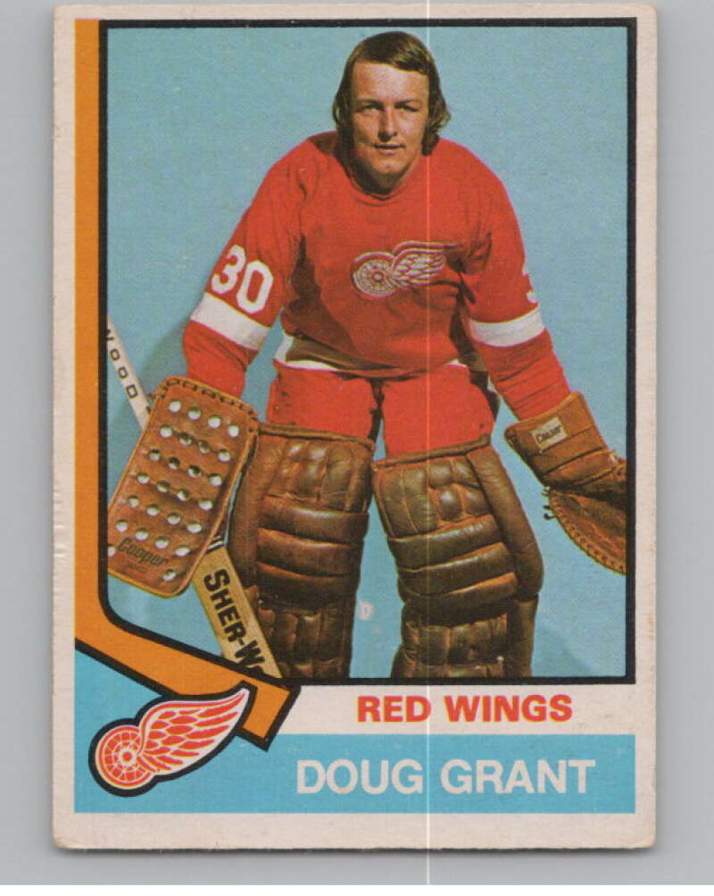 1974-75 O-Pee-Chee #347 Doug Grant  RC Rookie Detroit Red Wings  V103840 Image 1