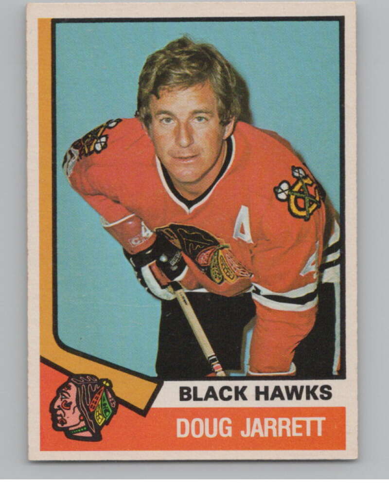 1974-75 O-Pee-Chee #351 Doug Jarrett  Chicago Blackhawks  V103843 Image 1