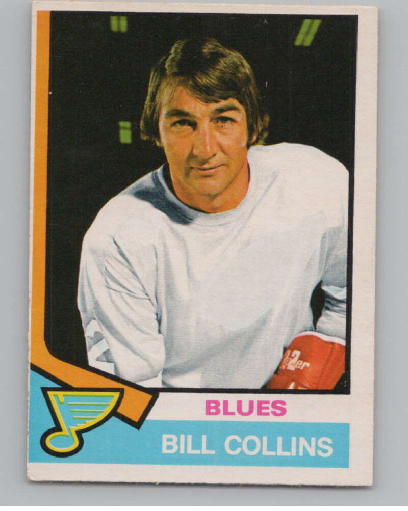 1974-75 O-Pee-Chee #364 Bill Collins  St. Louis Blues  V103853 Image 1