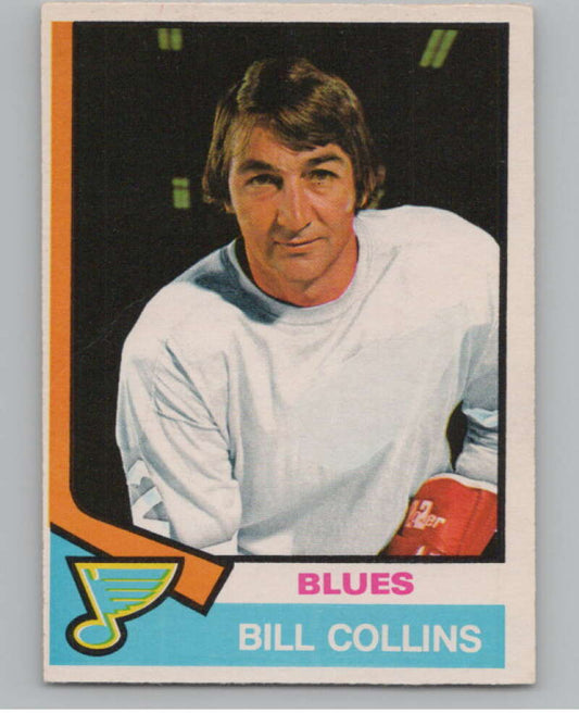 1974-75 O-Pee-Chee #364 Bill Collins  St. Louis Blues  V103854 Image 1