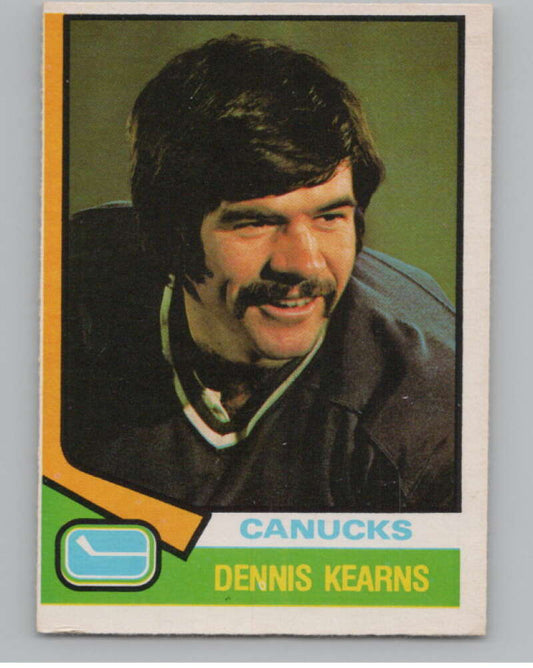 1974-75 O-Pee-Chee #366 Dennis Kearns  Vancouver Canucks  V103856 Image 1