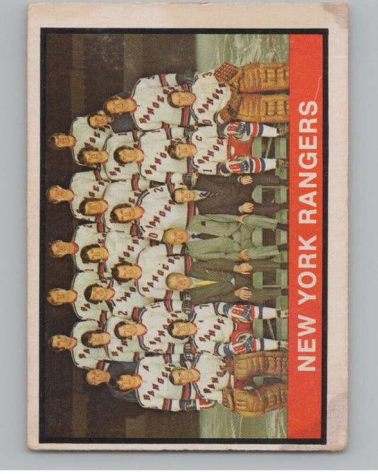 1974-75 O-Pee-Chee #370 New York Rangers TC  New York Rangers  V103861 Image 1
