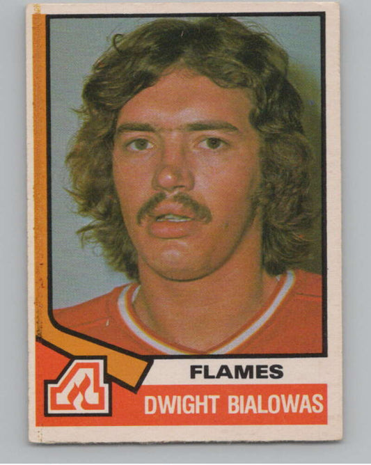 1974-75 O-Pee-Chee #372 Dwight Bialowas  RC Rookie Atlanta Flames  V103863 Image 1