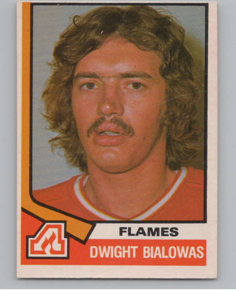1974-75 O-Pee-Chee #372 Dwight Bialowas  RC Rookie Atlanta Flames  V103864 Image 1