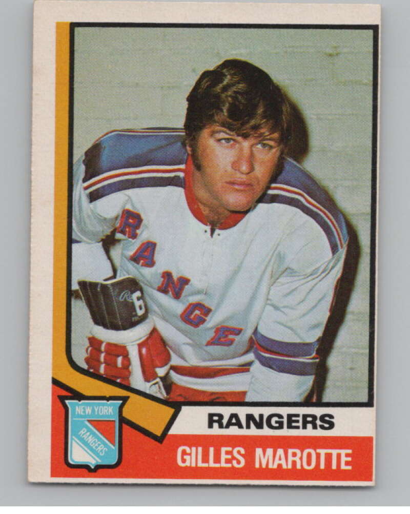 1974-75 O-Pee-Chee #373 Gilles Marotte  New York Rangers  V103865 Image 1