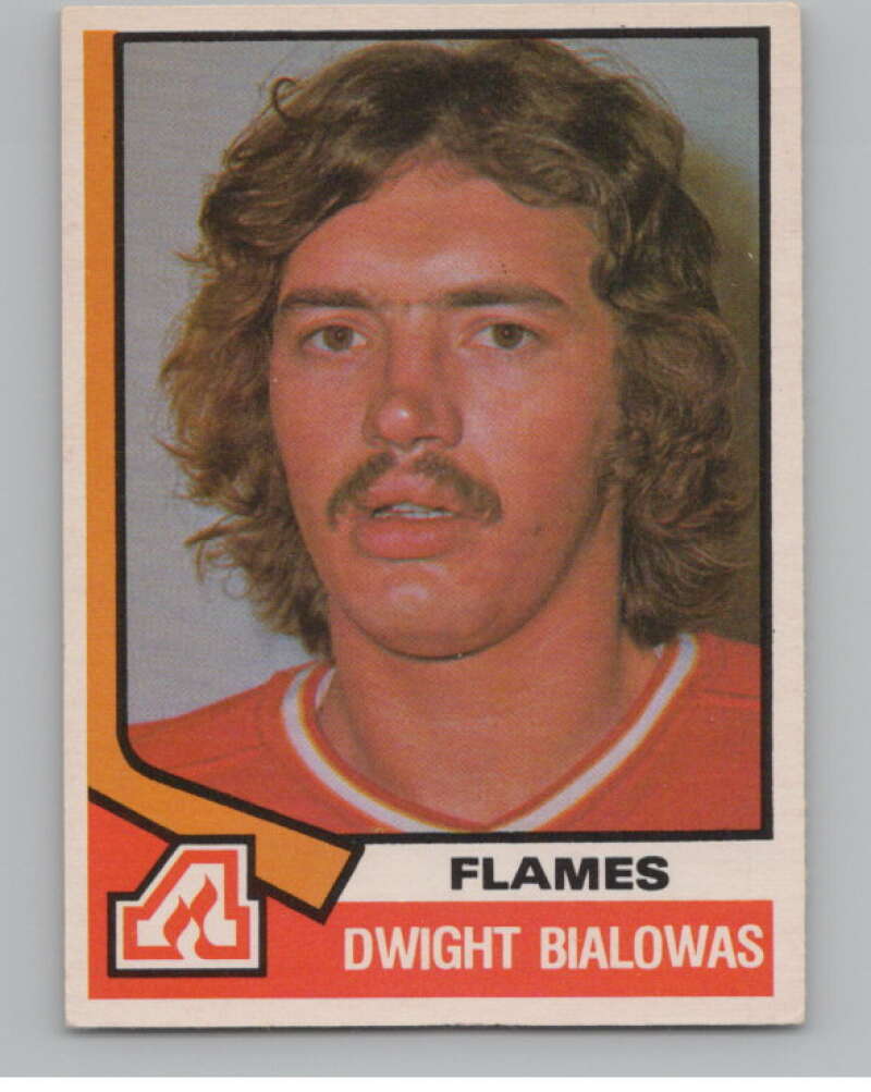 1974-75 O-Pee-Chee #372 Dwight Bialowas  RC Rookie Atlanta Flames  V103866 Image 1