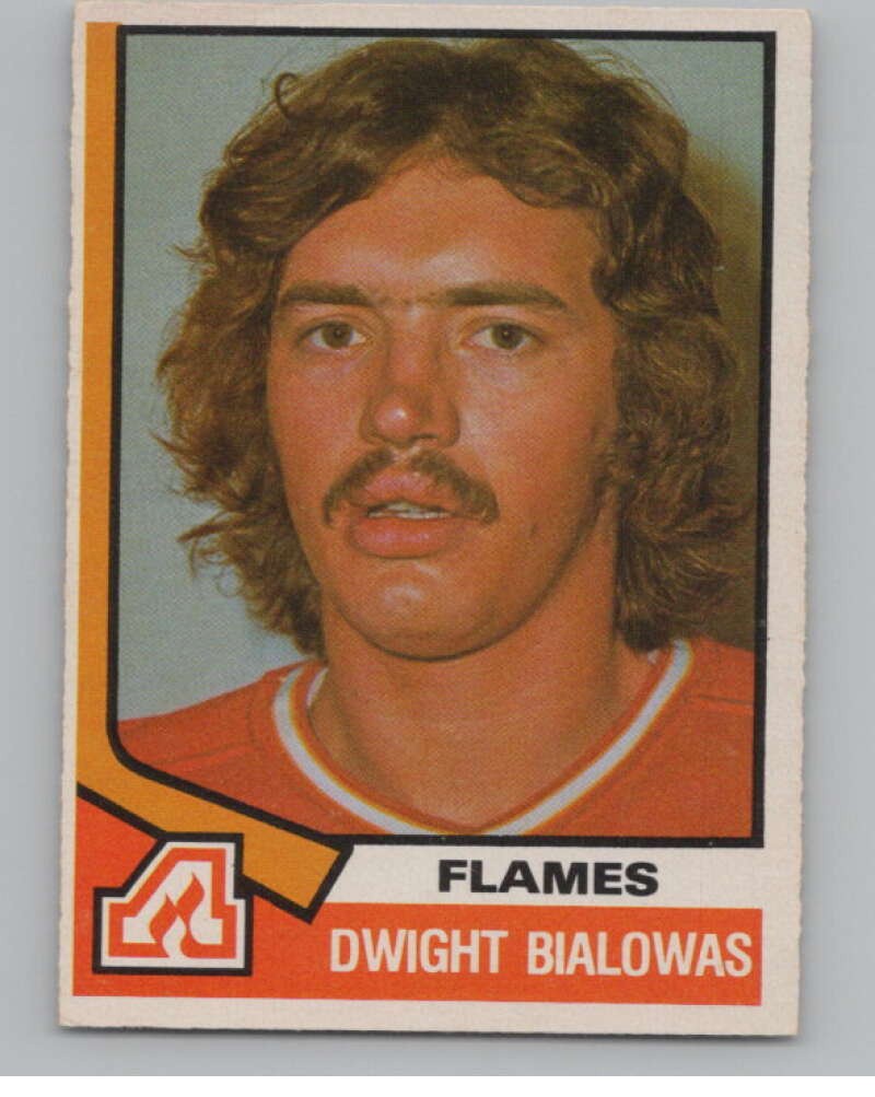 1974-75 O-Pee-Chee #372 Dwight Bialowas  RC Rookie Atlanta Flames  V103867 Image 1