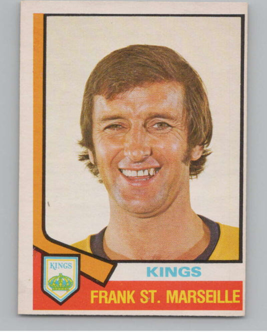 1974-75 O-Pee-Chee #374 Frank St. Marseille  Los Angeles Kings  V103868 Image 1