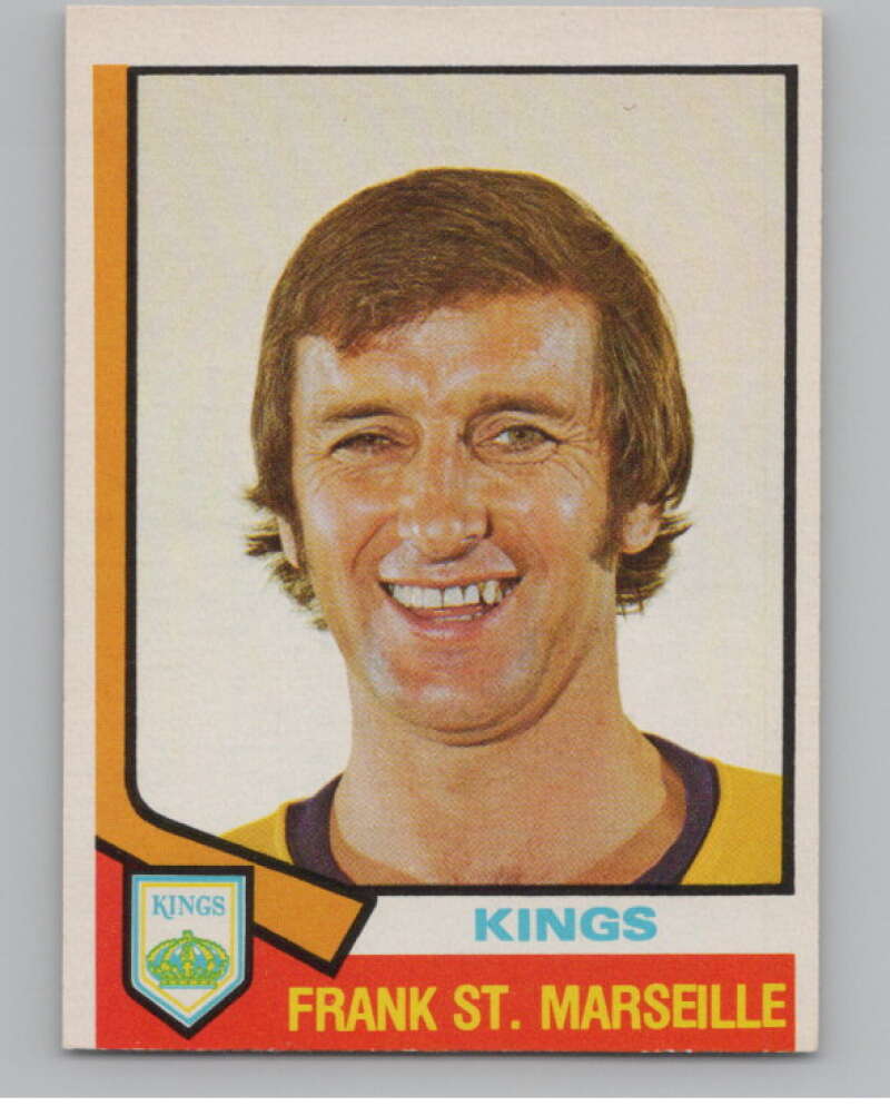 1974-75 O-Pee-Chee #374 Frank St. Marseille  Los Angeles Kings  V103869 Image 1