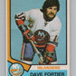 1974-75 O-Pee-Chee #382 Dave Fortier  RC Rookie New York Islanders  V103873 Image 1