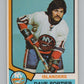 1974-75 O-Pee-Chee #382 Dave Fortier  RC Rookie New York Islanders  V103875 Image 1