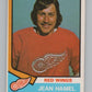 1974-75 O-Pee-Chee #383 Jean Hamel  RC Rookie Detroit Red Wings  V103877 Image 1