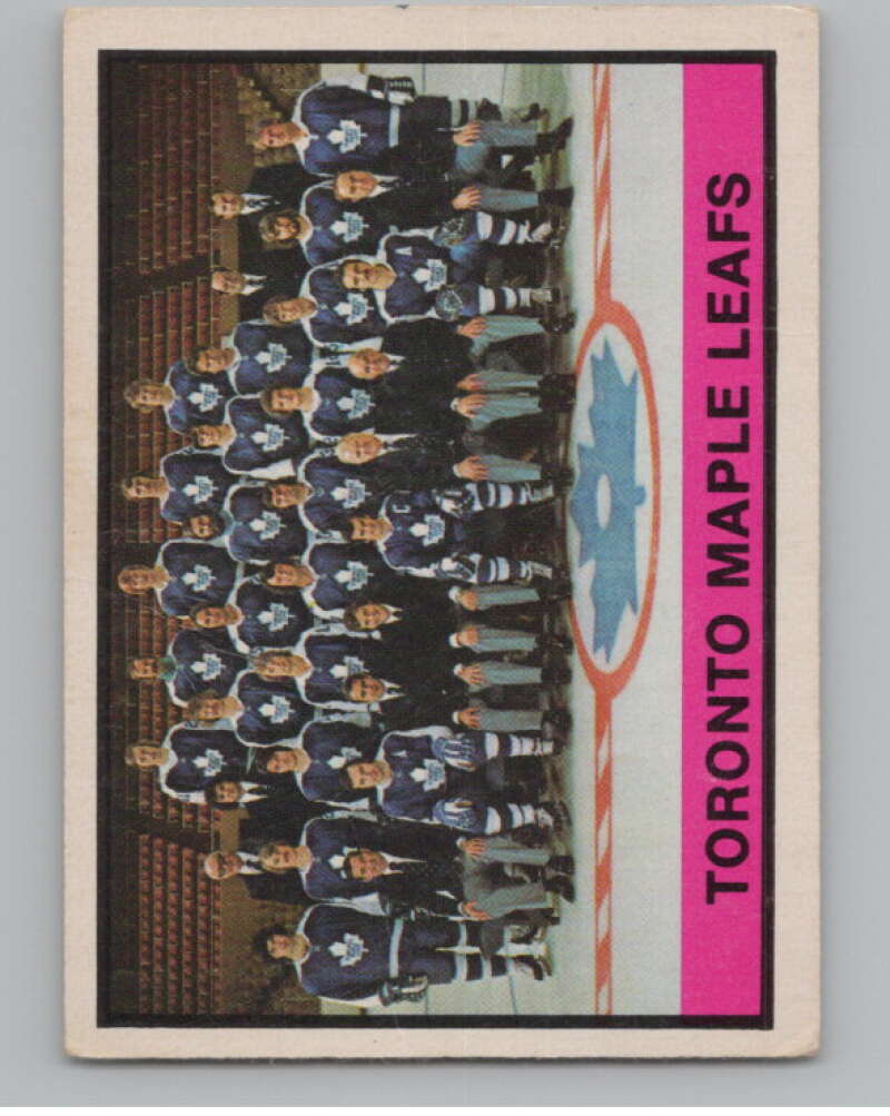 1974-75 O-Pee-Chee #390 Toronto Maple Leafs TC  Toronto Maple Leafs  V103884 Image 1