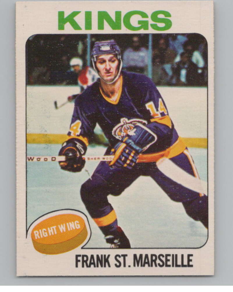 1975-76 O-Pee-Chee #15 Frank St. Marseille Hockey Los Angeles Kings  V103897 Image 1