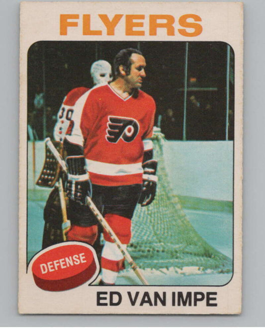 1975-76 O-Pee-Chee #38 Ed Van Impe Hockey Philadelphia Flyers  V103905 Image 1