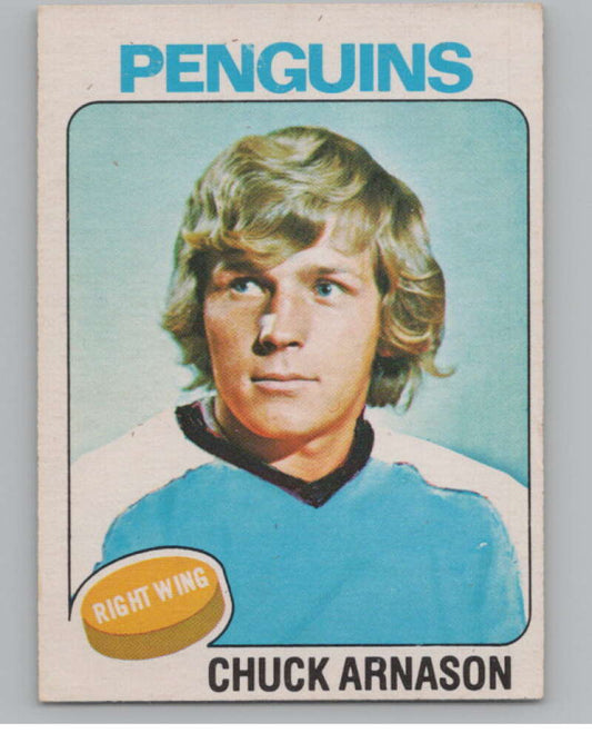1975-76 O-Pee-Chee #57 Chuck Arnason Hockey Pittsburgh Penguins  V103909 Image 1