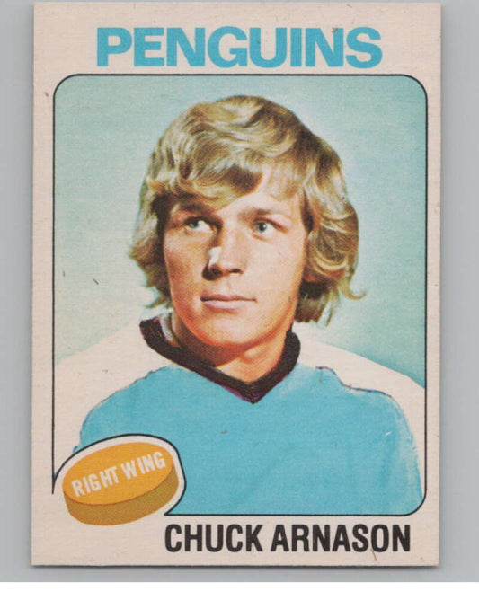 1975-76 O-Pee-Chee #57 Chuck Arnason Hockey Pittsburgh Penguins  V103910 Image 1