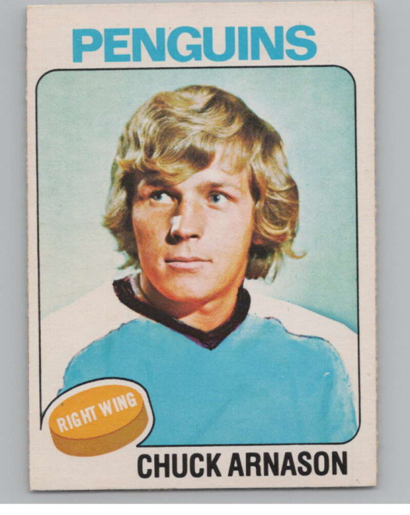1975-76 O-Pee-Chee #57 Chuck Arnason Hockey Pittsburgh Penguins  V103911 Image 1