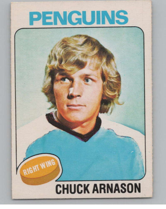 1975-76 O-Pee-Chee #57 Chuck Arnason Hockey Pittsburgh Penguins  V103911 Image 1