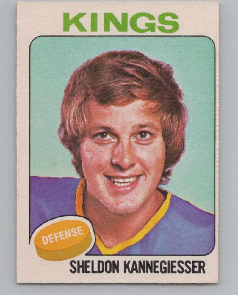 1975-76 O-Pee-Chee #69 Sheldon Kannegiesser Hockey Los Angeles  V103915 Image 1