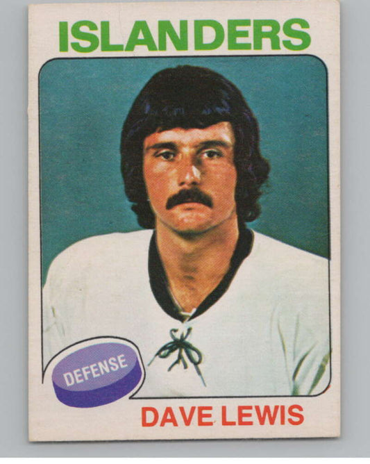 1975-76 O-Pee-Chee #108 Dave Lewis Hockey New York Islanders  V103926 Image 1