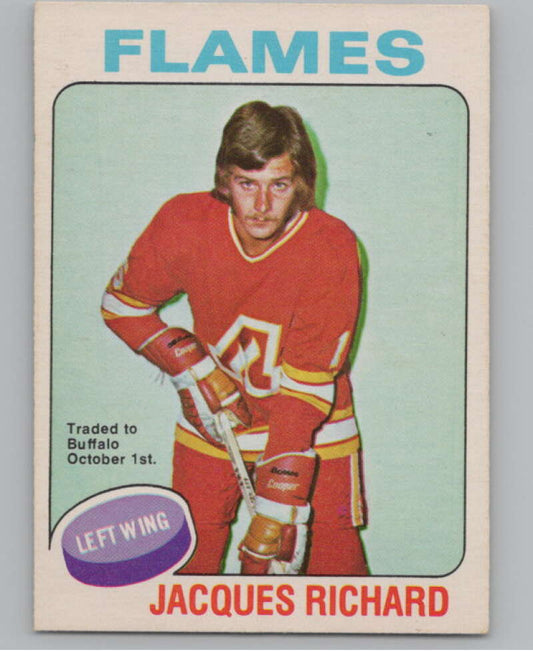 1975-76 O-Pee-Chee #117 Jacques Richard Hockey Atlanta Flames  V103930 Image 1