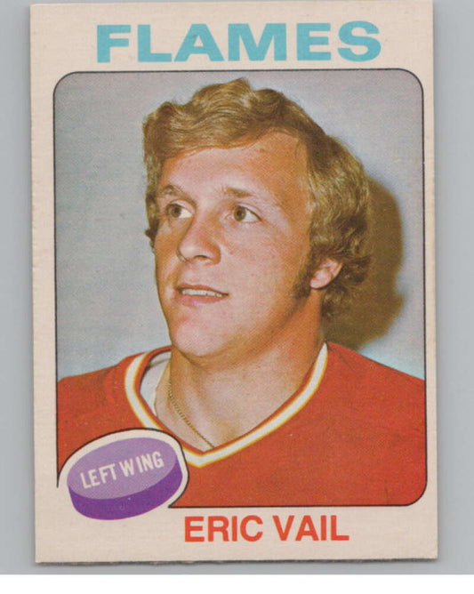 1975-76 O-Pee-Chee #135 Eric Vail Hockey Atlanta Flames  V103932 Image 1