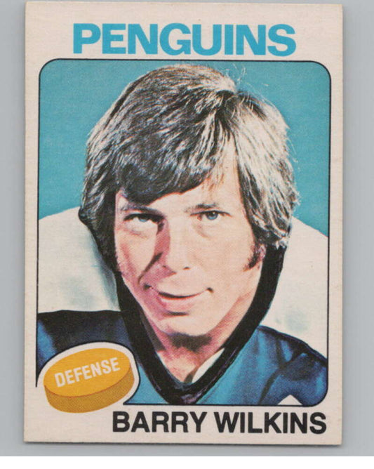1975-76 O-Pee-Chee #148 Barry Wilkins Hockey Pittsburgh Penguins  V103936 Image 1