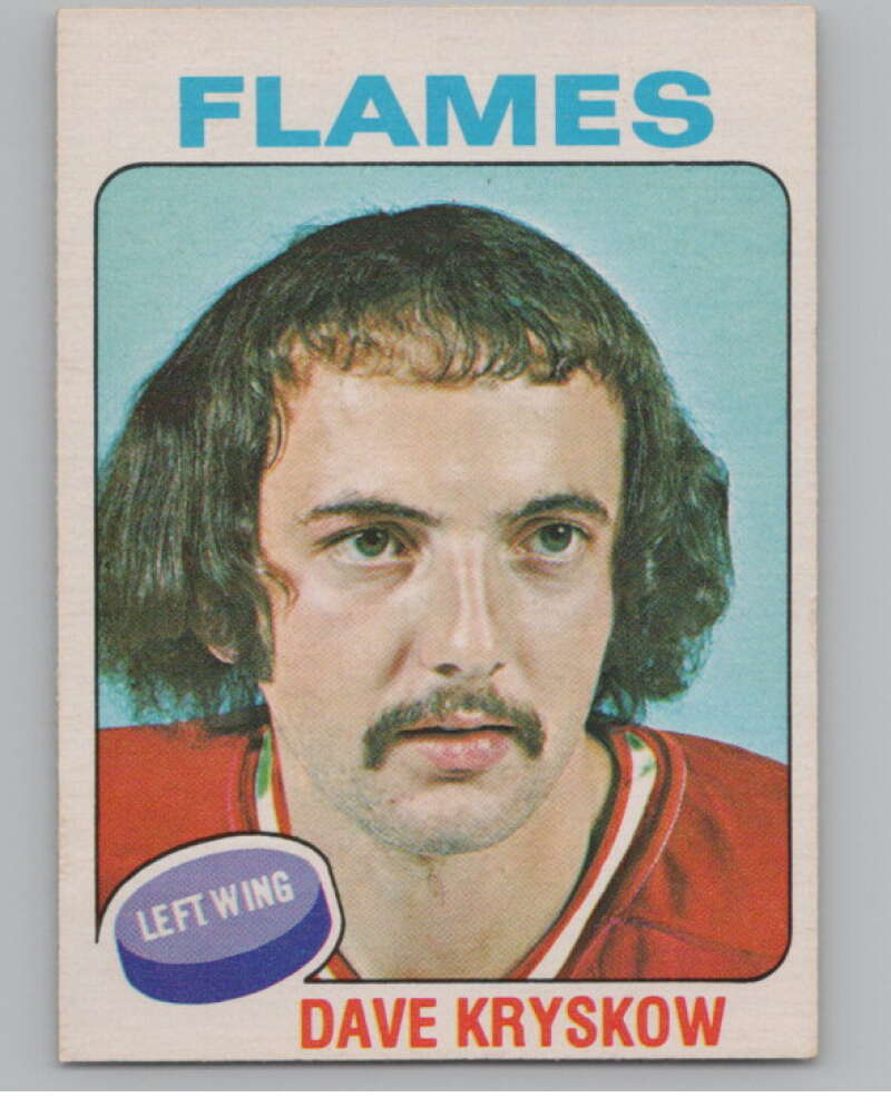 1975-76 O-Pee-Chee #158 Dave Kryskow Hockey Atlanta Flames  V103939 Image 1