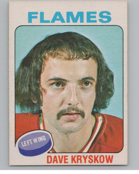 1975-76 O-Pee-Chee #158 Dave Kryskow Hockey Atlanta Flames  V103939 Image 1