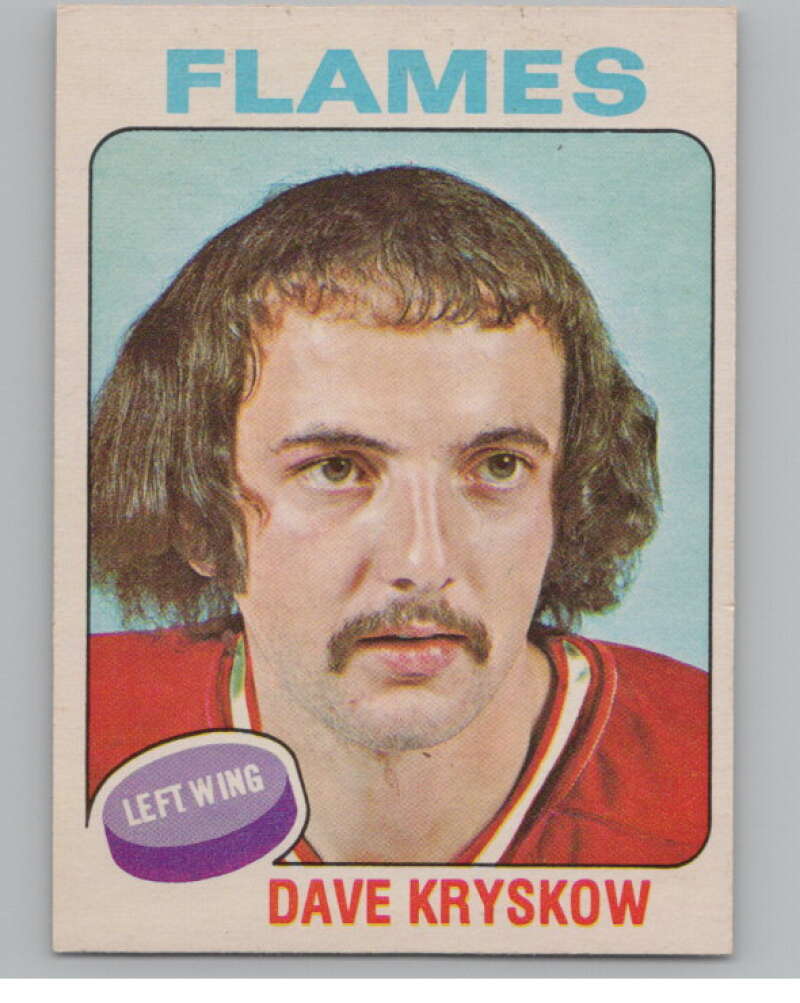 1975-76 O-Pee-Chee #158 Dave Kryskow Hockey Atlanta Flames  V103940 Image 1