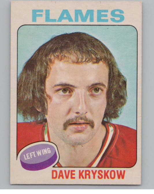 1975-76 O-Pee-Chee #158 Dave Kryskow Hockey Atlanta Flames  V103940 Image 1