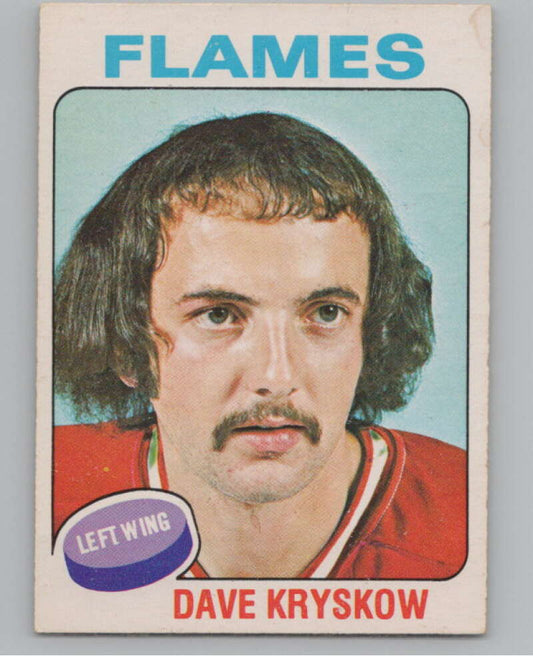 1975-76 O-Pee-Chee #158 Dave Kryskow Hockey Atlanta Flames  V103941 Image 1