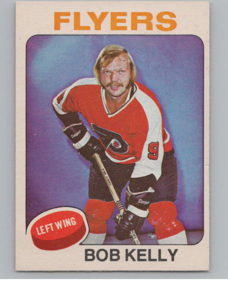 1975-76 O-Pee-Chee #184 Bob Kelly Hockey Philadelphia Flyers  V103949 Image 1