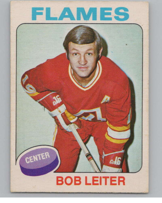 1975-76 O-Pee-Chee #191 Bob Leiter Hockey Atlanta Flames  V103951 Image 1