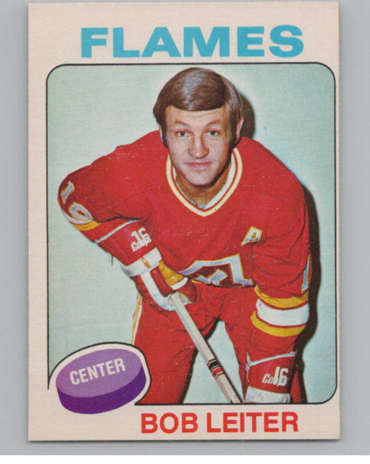 1975-76 O-Pee-Chee #191 Bob Leiter Hockey Atlanta Flames  V103952 Image 1