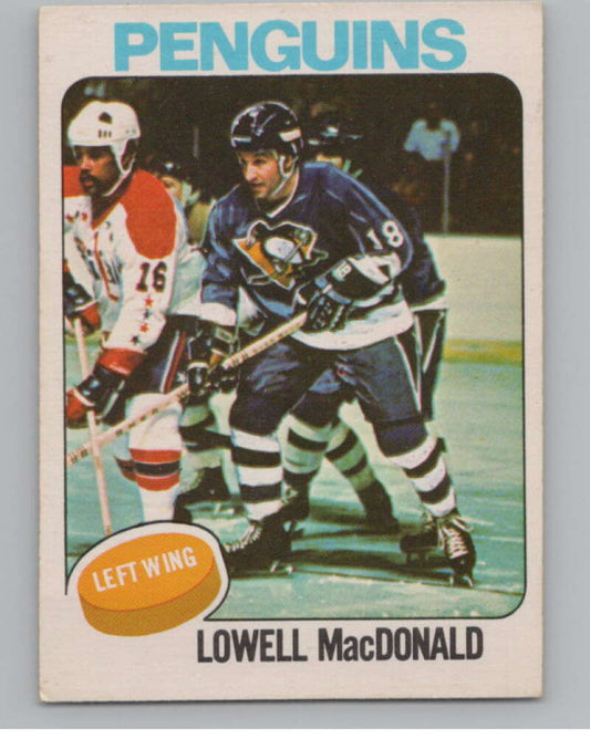 1975-76 O-Pee-Chee #204 Lowell MacDonald Hockey Pittsburgh Penguins  V103958 Image 1