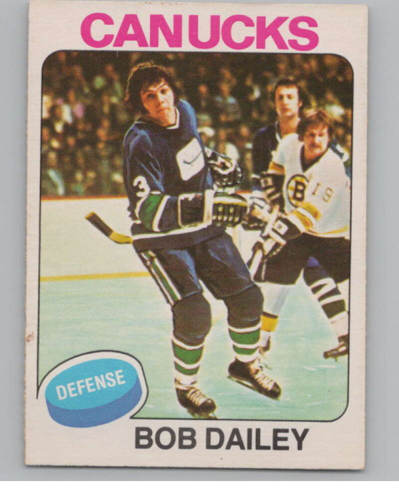 1975-76 O-Pee-Chee #231 Bob Dailey Hockey Vancouver Canucks  V103962 Image 1