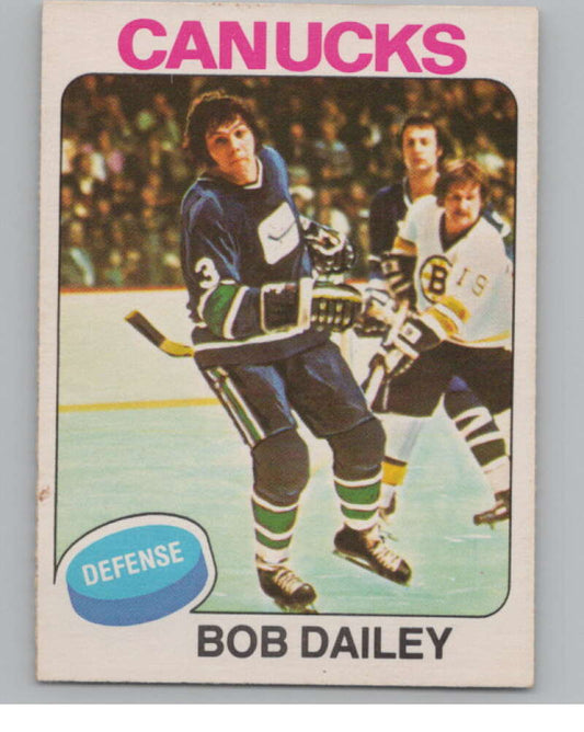 1975-76 O-Pee-Chee #231 Bob Dailey Hockey Vancouver Canucks  V103962 Image 1