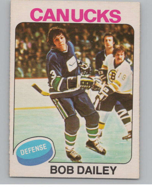 1975-76 O-Pee-Chee #231 Bob Dailey Hockey Vancouver Canucks  V103963 Image 1